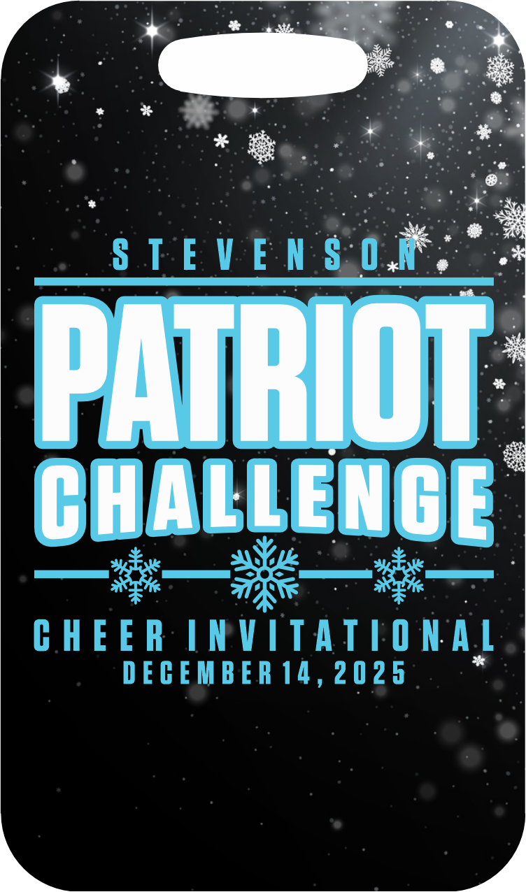 "Patriot Challenge" - Stevenson 2025 Cheer Invitational Event Bag Tag