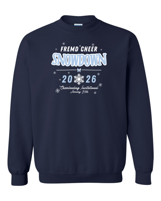 2026 Fremd Cheer SnowDOWN Crewneck Sweatshirt - WEB ORDER ONLY!