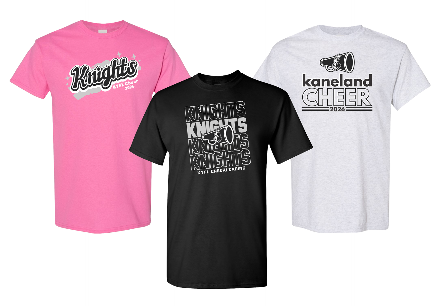 KYFL Cheer "T-Shirt Trio"
