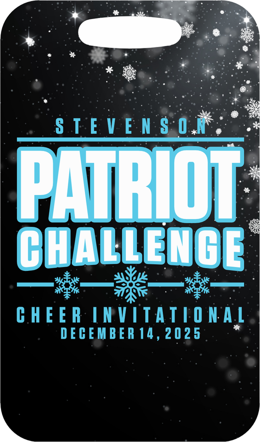 "Patriot Challenge" - Stevenson 2025 Cheer Invitational Event Bag Tag