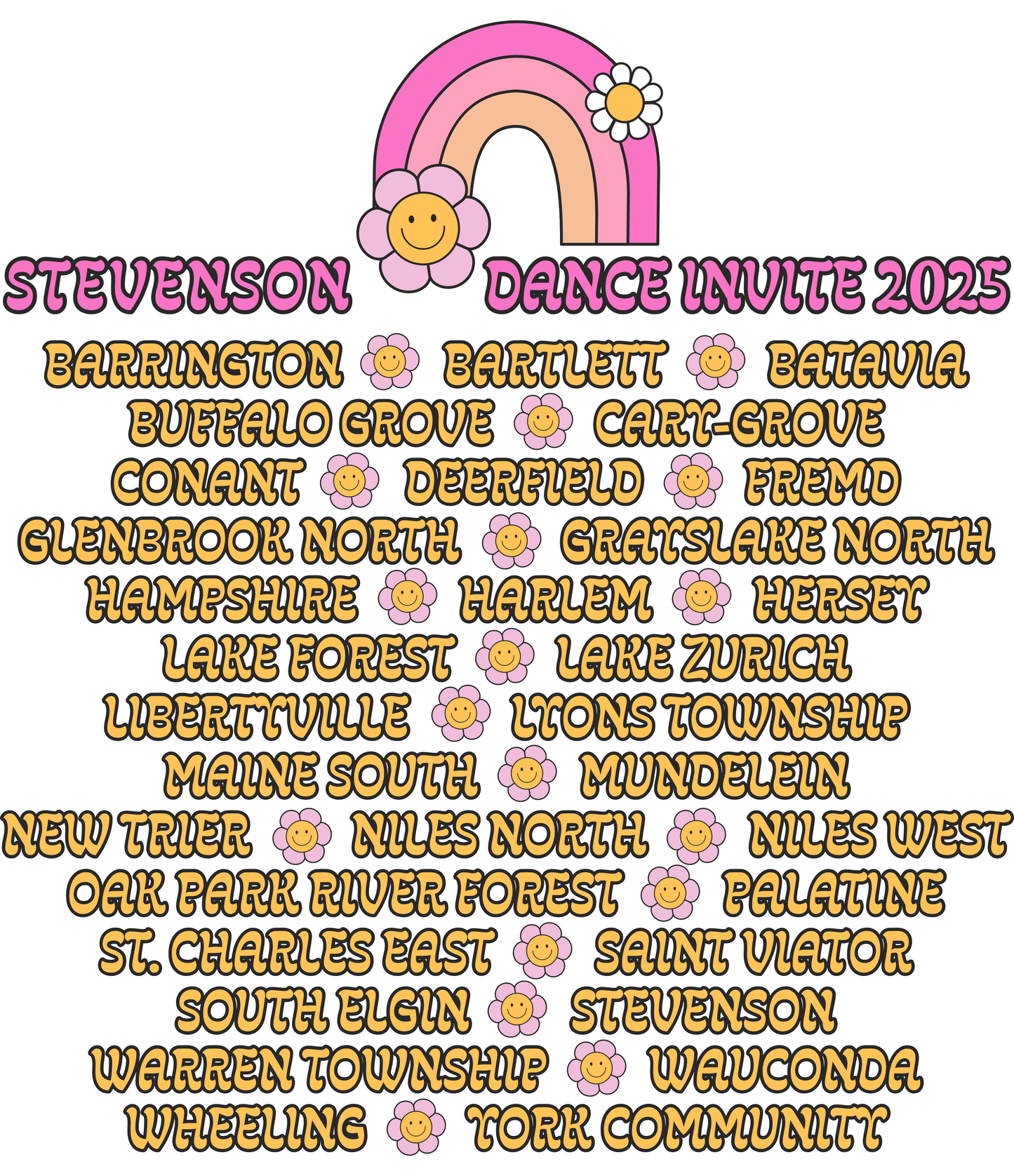 2025 Stevenson Dance Invitational Event Hooded Sweatshirt